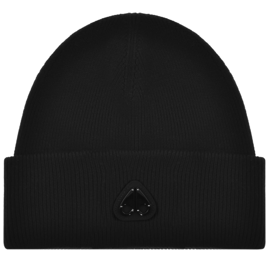 moose's beanie 黒 Moose Knuckles Frost Beanie Black | Mainline Menswear ca